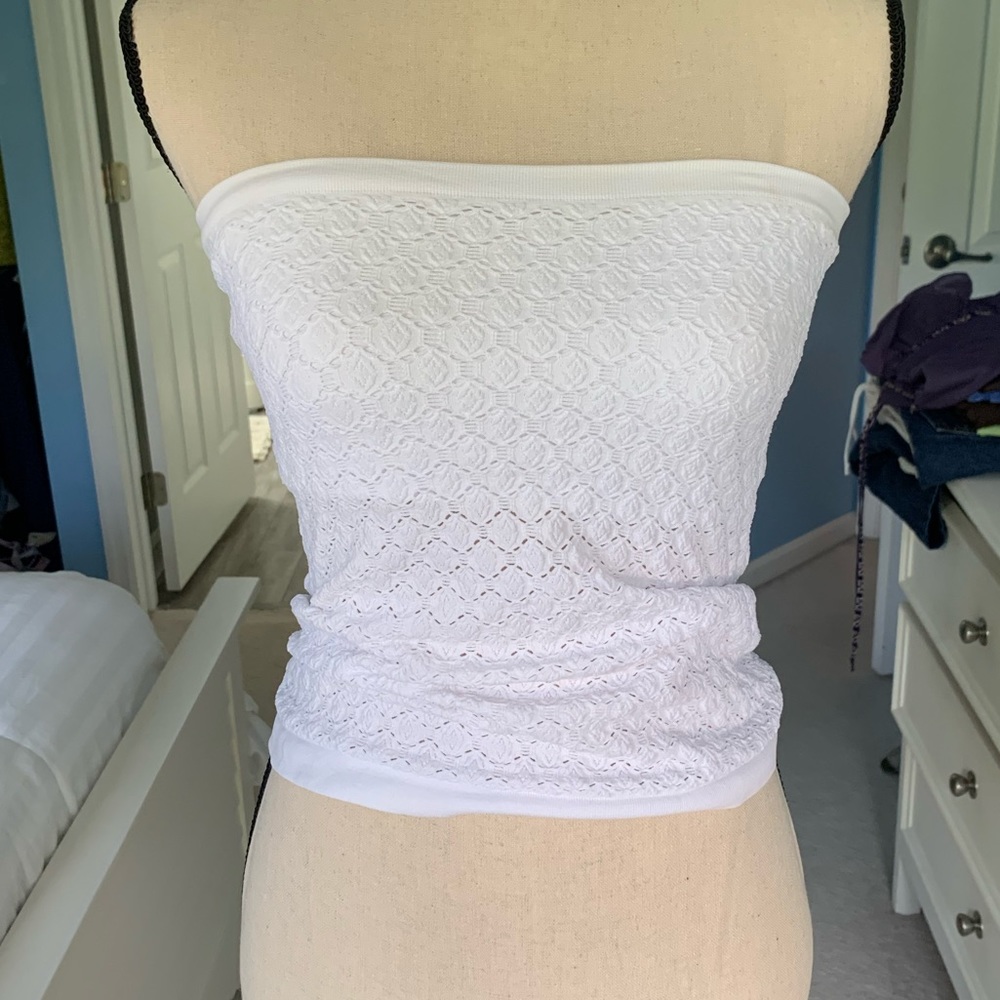 Free People Honey Textured Tube Top